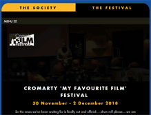 Tablet Screenshot of cromartyfilmfestival.org